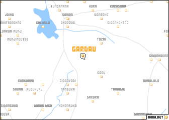 map of Gardau