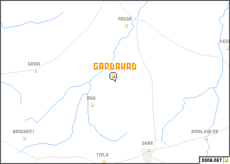 map of Gardāwad