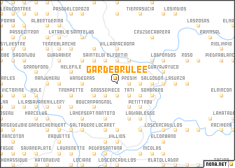 map of Garde Brulée