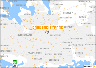 map of Garden City Park