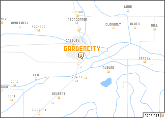 map of Garden City