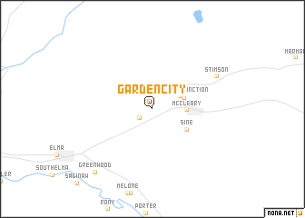 map of Garden City