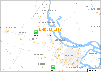 map of Garden City