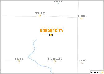 map of Garden City