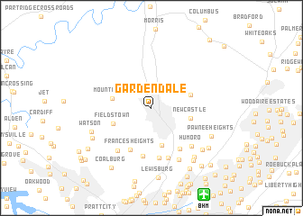 map of Gardendale