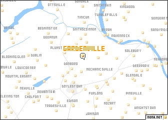 map of Gardenville