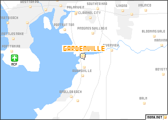 map of Gardenville