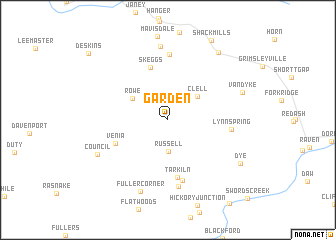 map of Garden