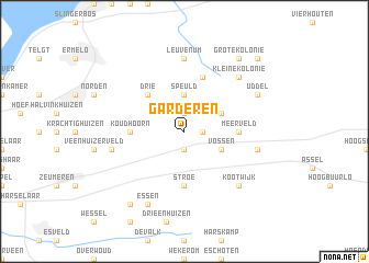 map of Garderen