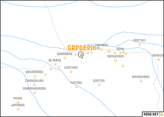 map of Garderīk