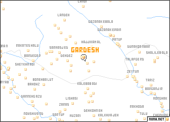 map of Gardesh