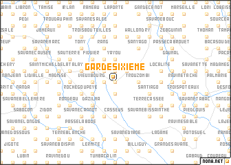 map of Garde Sixième