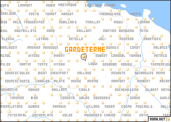 map of Garde Terme