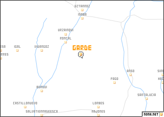 map of Garde