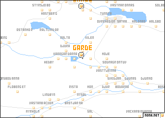 map of Gärde