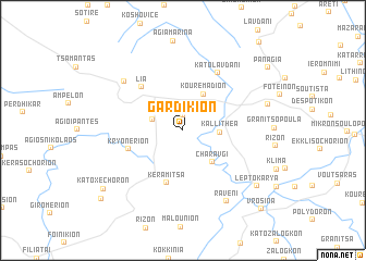 map of Gardíkion