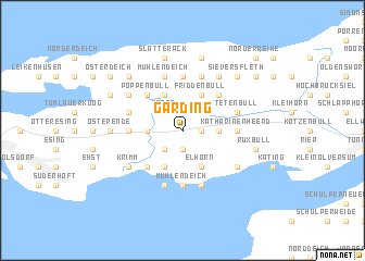 map of Garding