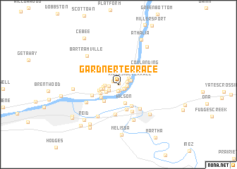 map of Gardner Terrace