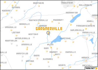 map of Gardnerville