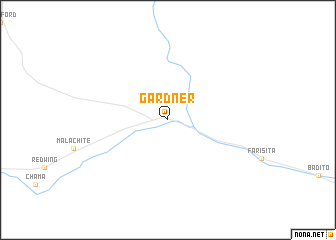 map of Gardner