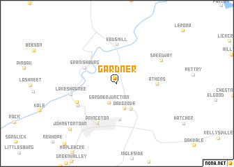 map of Gardner