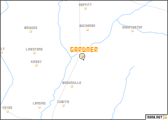 map of Gardner