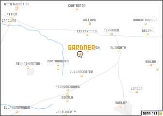map of Gardner