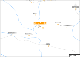 map of Gardner