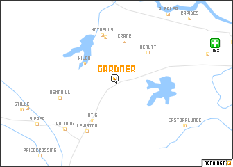 map of Gardner