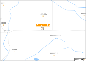 map of Gardner