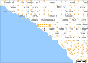 map of Gardois