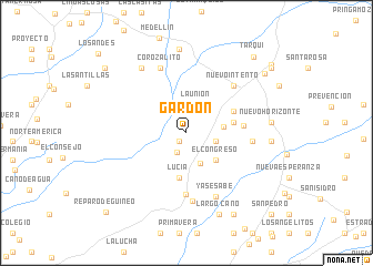 map of Gardón