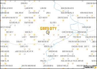 map of Gardoty