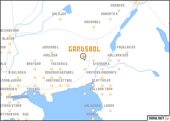 map of Gärdsbol