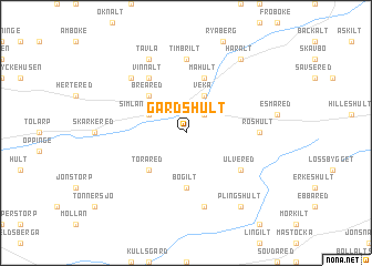 map of Gårdshult