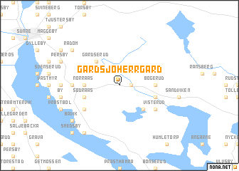 map of Gårdsjö Herrgård