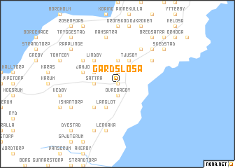 map of Gärdslösa