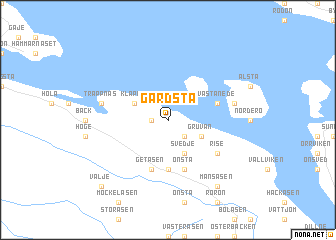 map of Gärdsta
