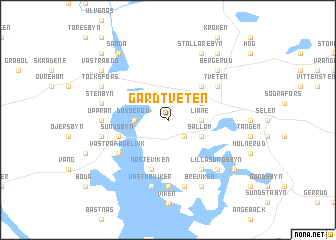 map of Gårdtveten