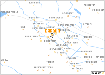 map of Gardūn