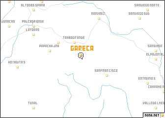 map of Gareca