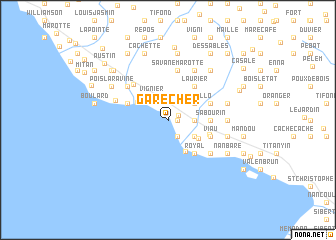 map of Garécher