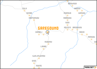 map of Garégoumo