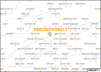 map of Garenernieholt