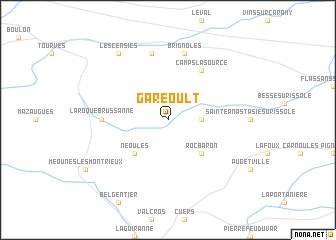 map of Garéoult