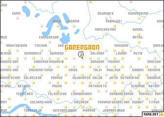 map of Garergaon