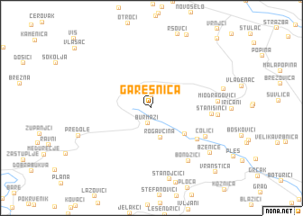 map of Garešnica