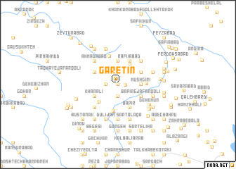 map of Garetīn