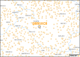 map of Garevica