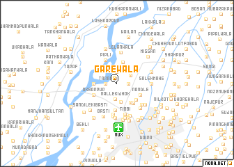 map of Garewāla